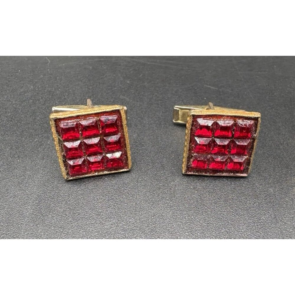 Lot 8+ Cufflinks Men's Multicolor Silver Gold Tone Assortment Brands - Picture 6 of 11